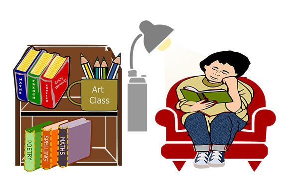 A Kid Reading 4