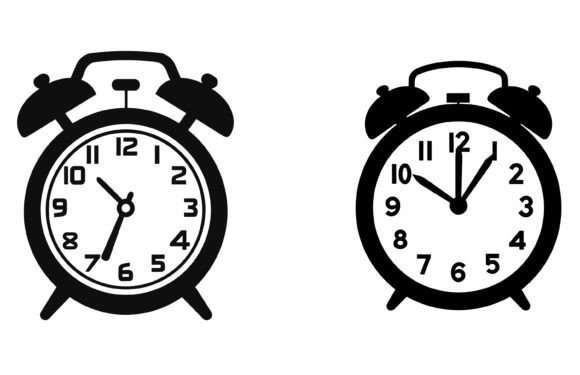 Back to School Alarm Clock Concept: A Vibrant, Versatile Design Asset for Educators and Creators