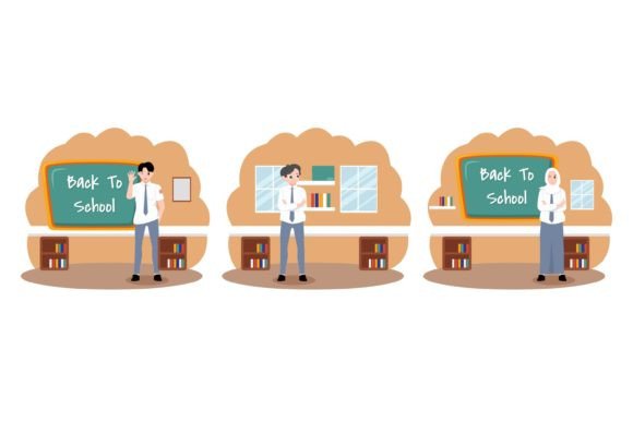 Back to School Flat Bundle Illustration: A Smart, Scalable Design Resource for Educators and Creators