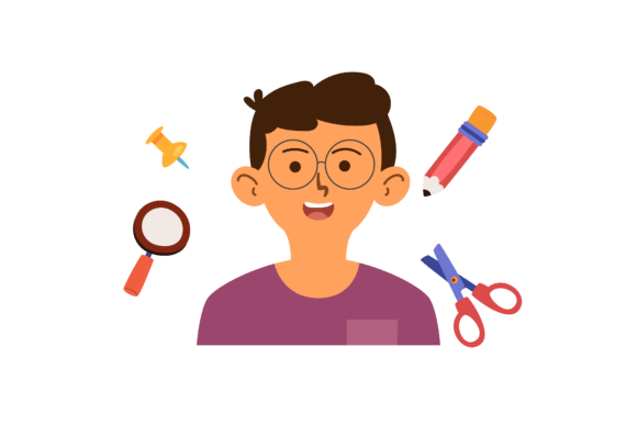 Back to School Guy with Glasses: A Practical Design Asset for Educators, Creators, and Small Business Owners
