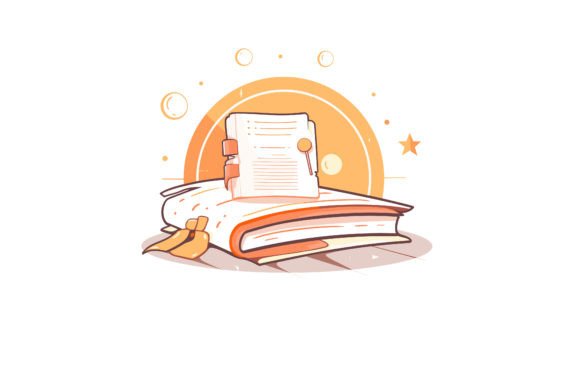 Exam Notebook Vector, Colorful Notepad: Smart Design Assets for Real-World Use