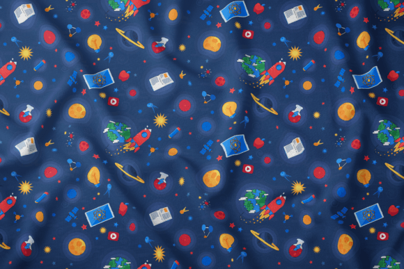 Knowledge Universe Seamless Pattern: A Versatile Educational Design Resource for Modern Learning
